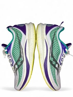 Saucony Endorphin Speed 2 Women’s running shoes Size 10 Hot Streak/Purple/Aqua